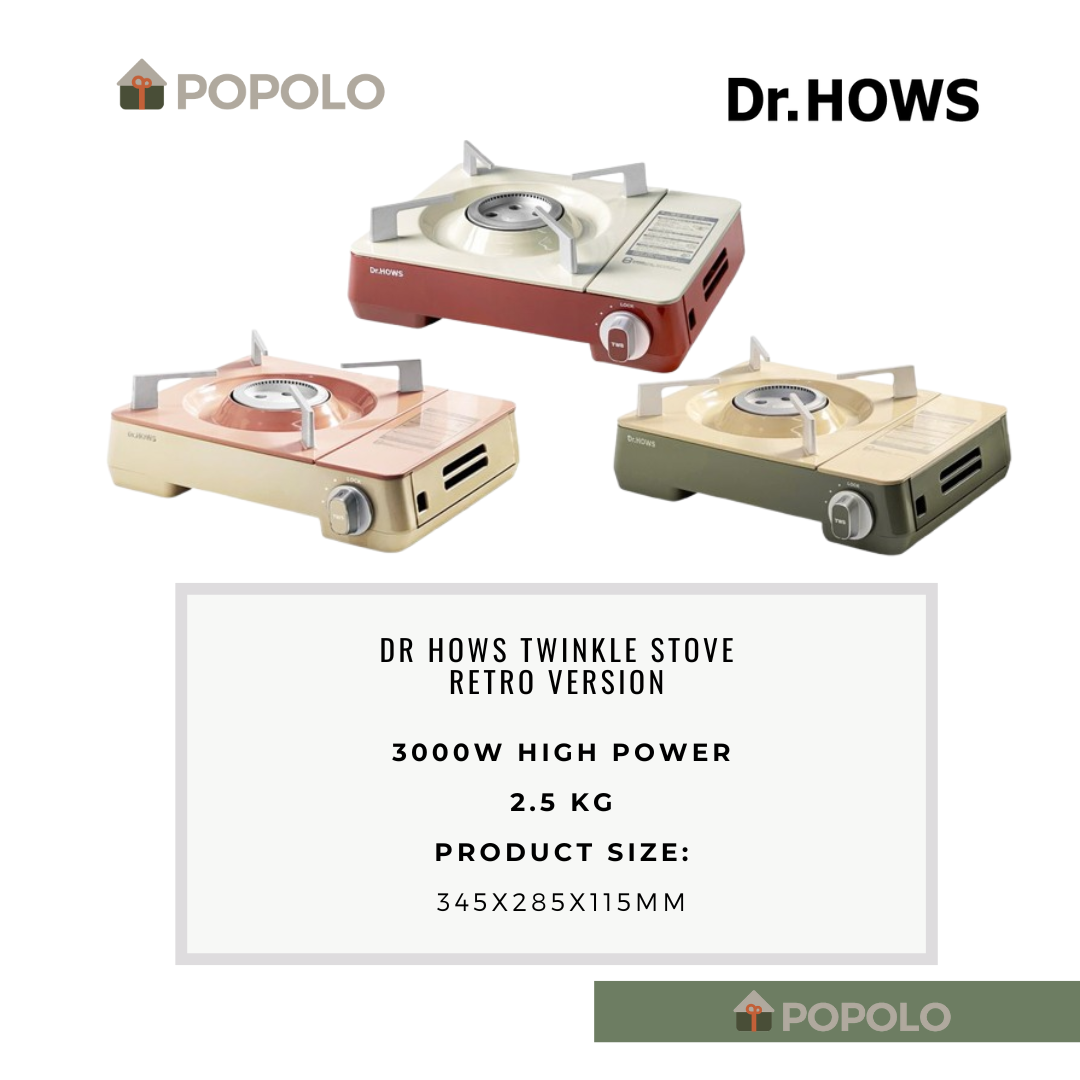 Dr Hows Retro Portable Gas Stove
