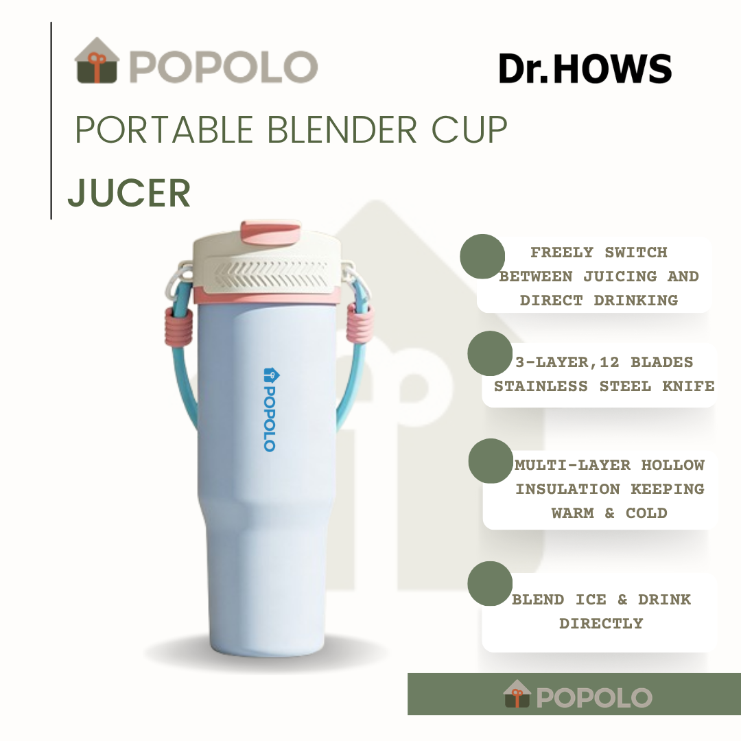 Portable Blender Juicer Tumbler Stainless Steel