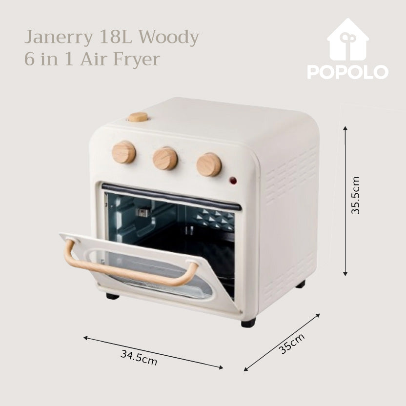 Janerry 18L Woody 6in1 Air Fryer Oven