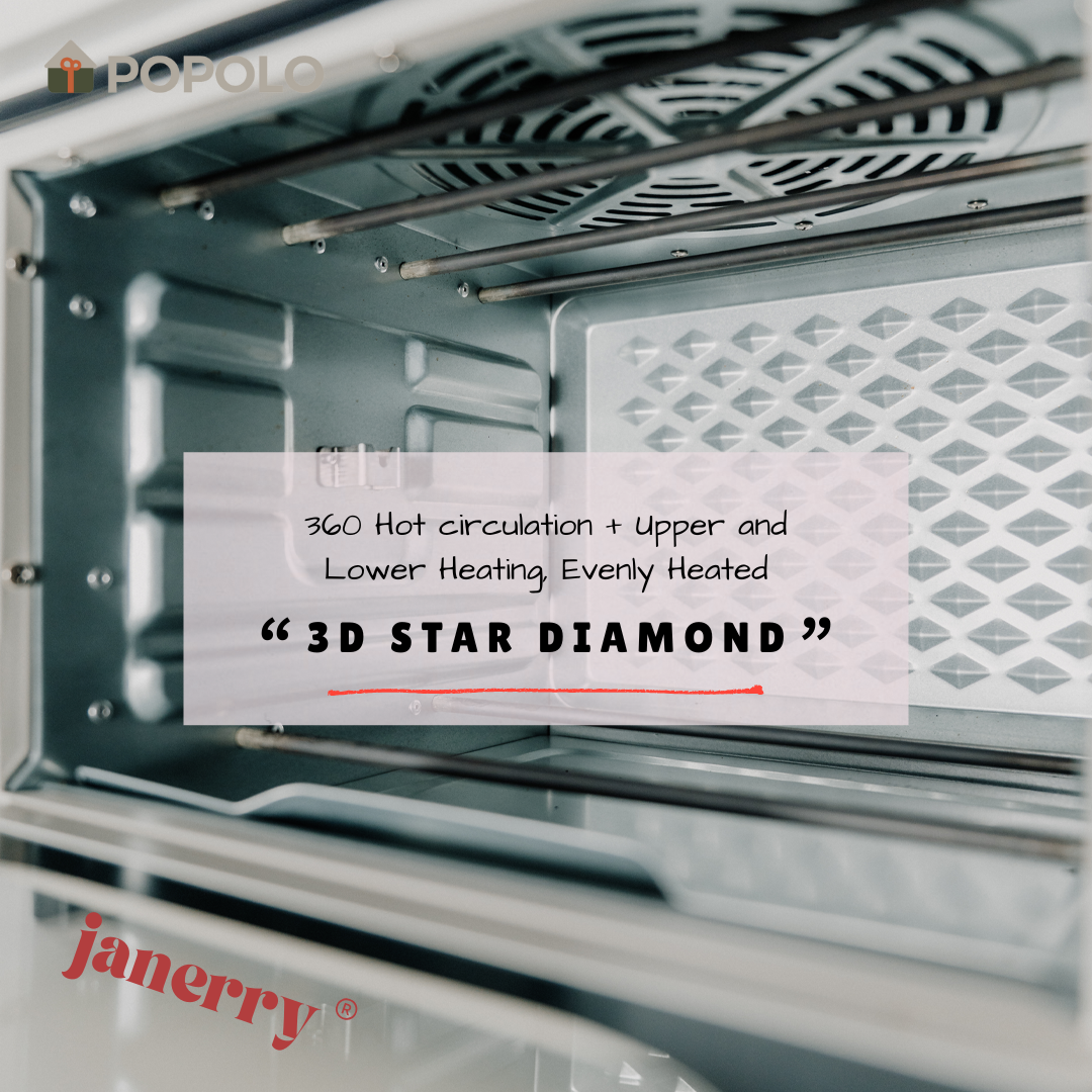 Janerry 18L Woody 6in1 Air Fryer Oven