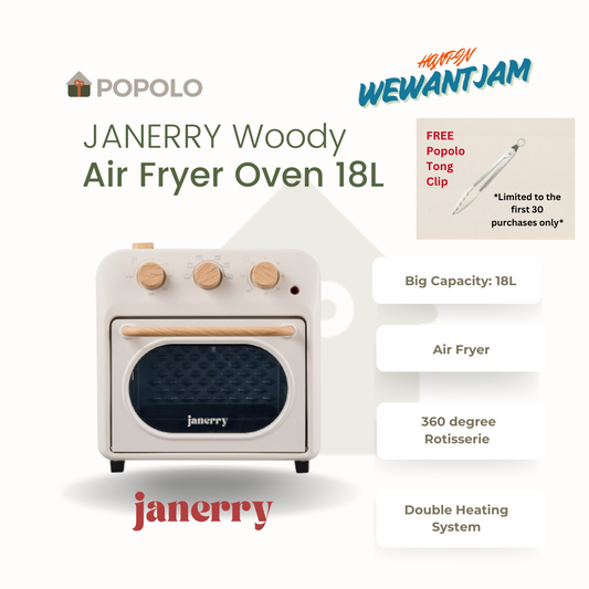 Janerry 18L Woody 6in1 Air Fryer Oven