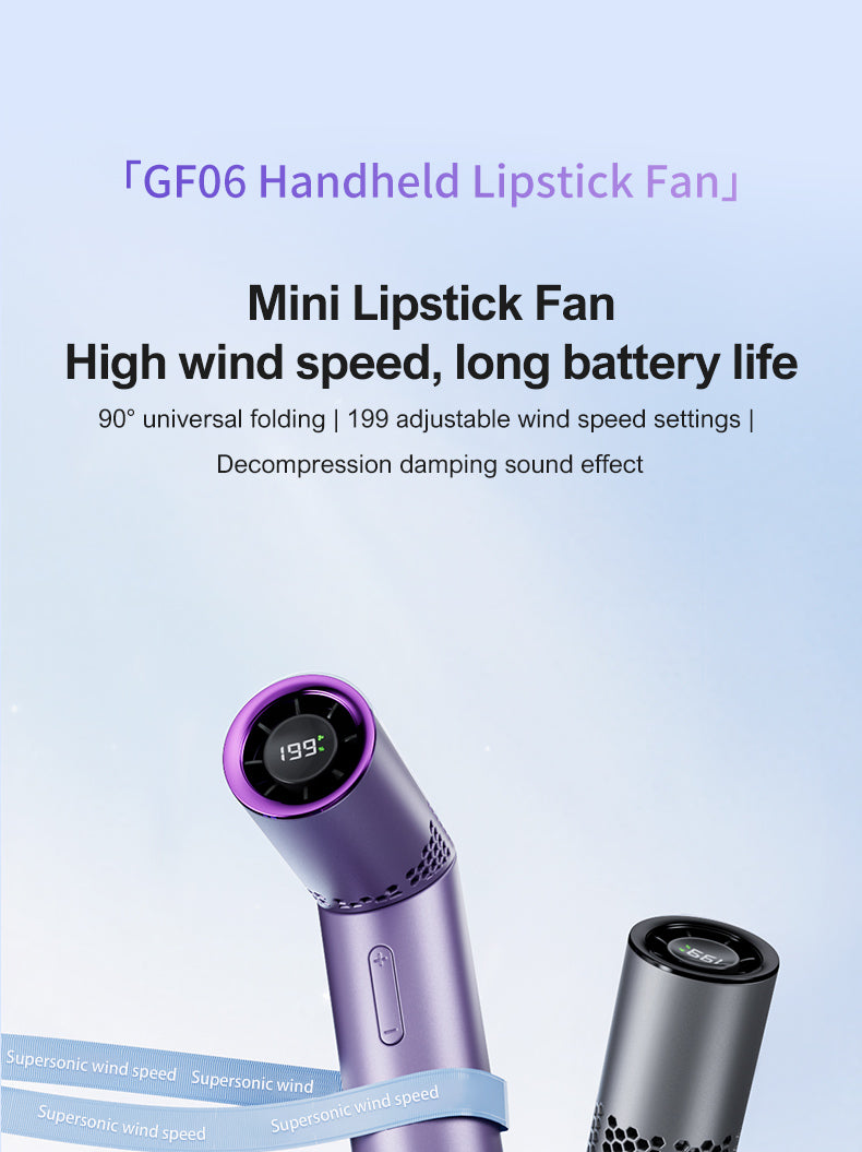 POPOLO Mini Handheld Fan Pro Cooling Portable Fan Ultra-Fast Compact And Rotatable Long Battery Life