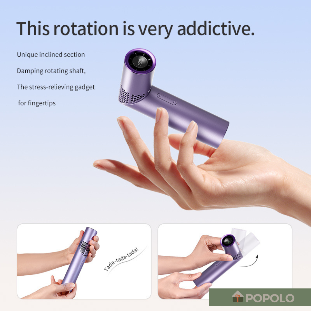 POPOLO Mini Handheld Fan Pro Cooling Portable Fan Ultra-Fast Compact And Rotatable Long Battery Life