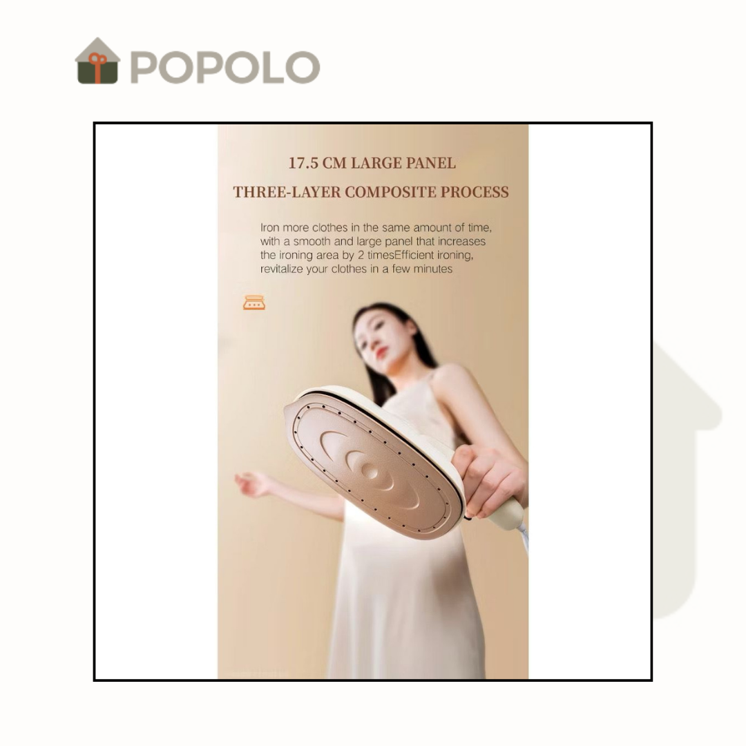 POPOLO COMBO BUNDLE SET 【JANERRY】 Air Fryer Oven  + 【POPOLO】Portable Steam Iron