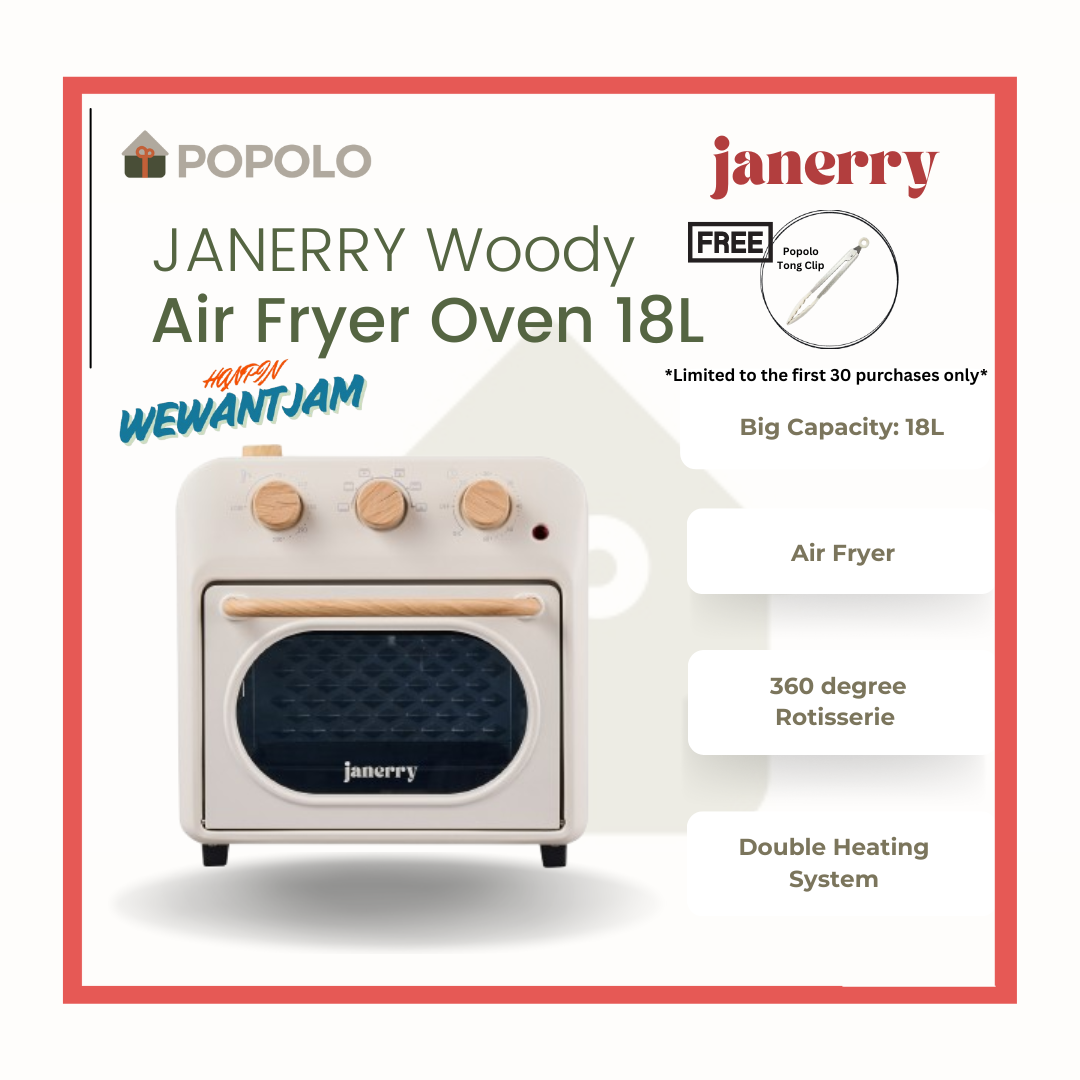Janerry 18L Woody 6in1 Air Fryer Oven