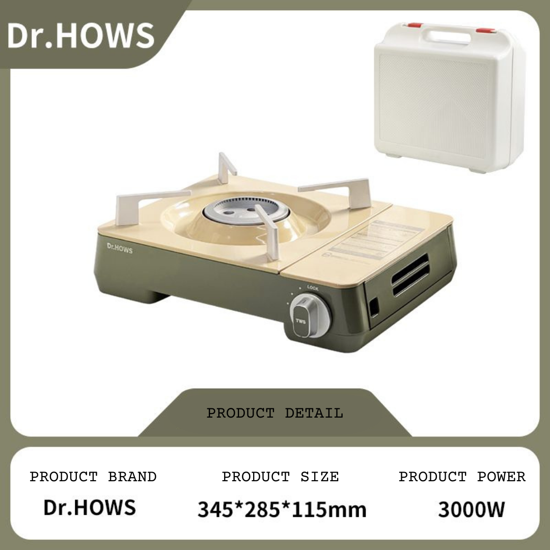 Dr Hows Retro Portable Gas Stove Large